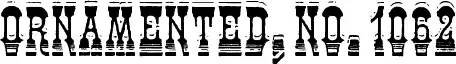 Ornamented, No. 1062
