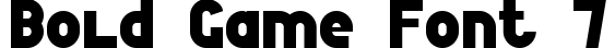Bold Game Font 7