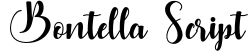 Bontella Script