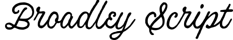 Broadley Script