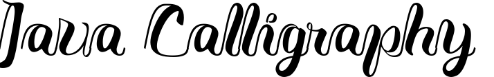 Java Calligraphy