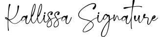 Kallissa Signature