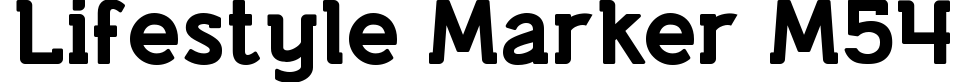 Lifestyle Marker M54