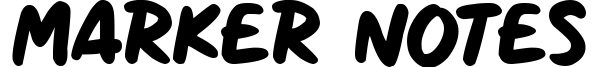 Marker Notes