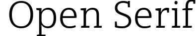 Open Serif