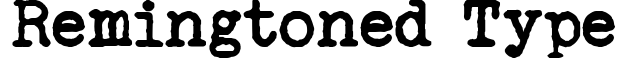 Remingtoned Type