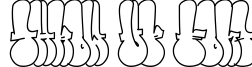 Throw-up Font