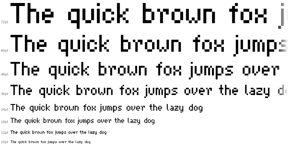 Advocutfont waterfall