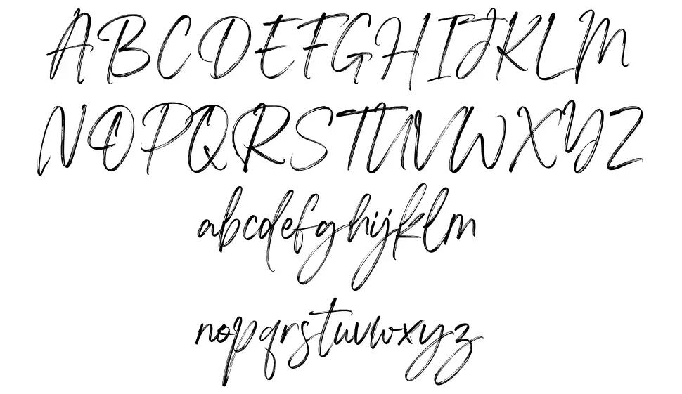 Against Perfection Scriptfont specimens