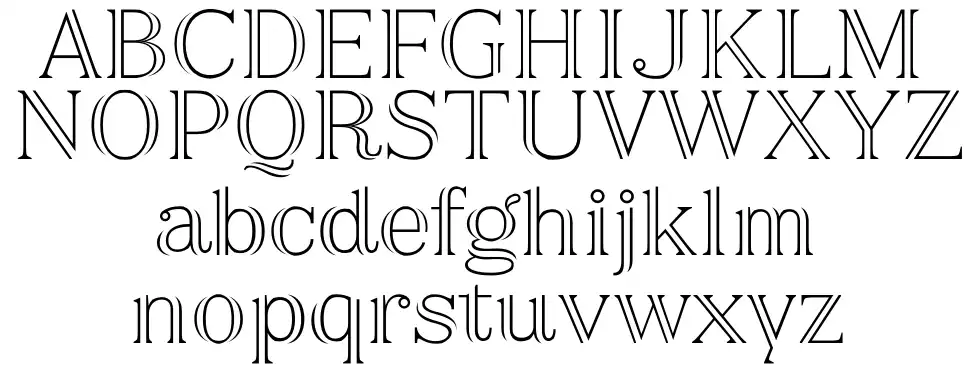 Airiumfont specimens