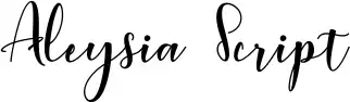 Aleysia Script