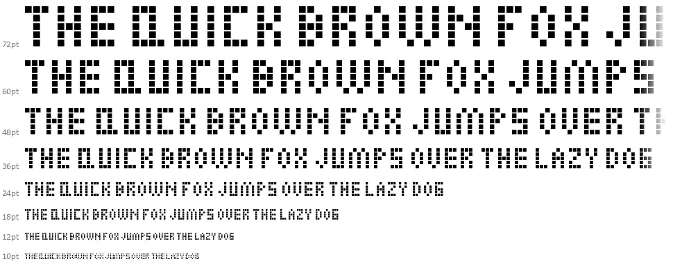 Alien Invasionfont waterfall