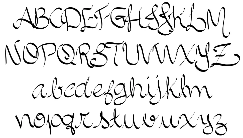 Allura Scriptfont specimens