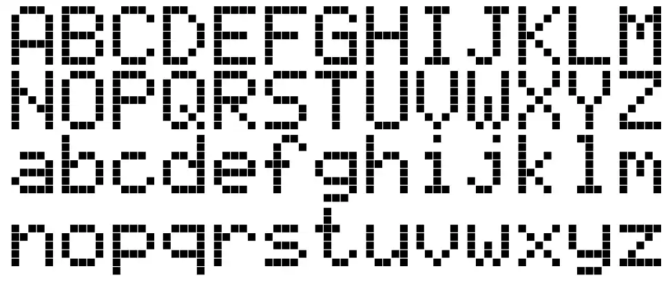 AlphaSmart 3000font specimens