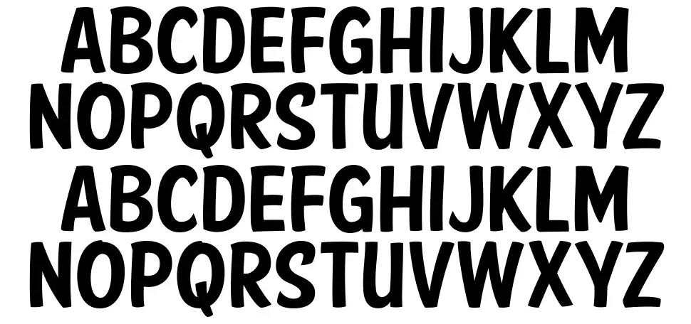 American Purpose Casualfont specimens