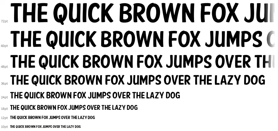 American Purpose Casualfont waterfall
