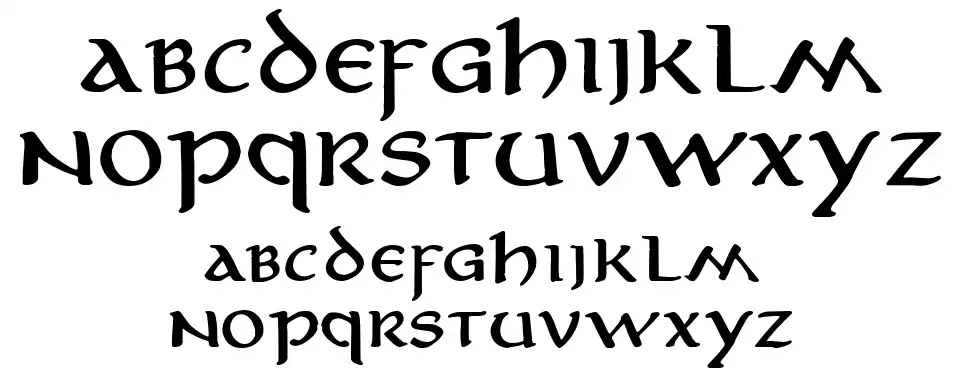 Anironfont specimens