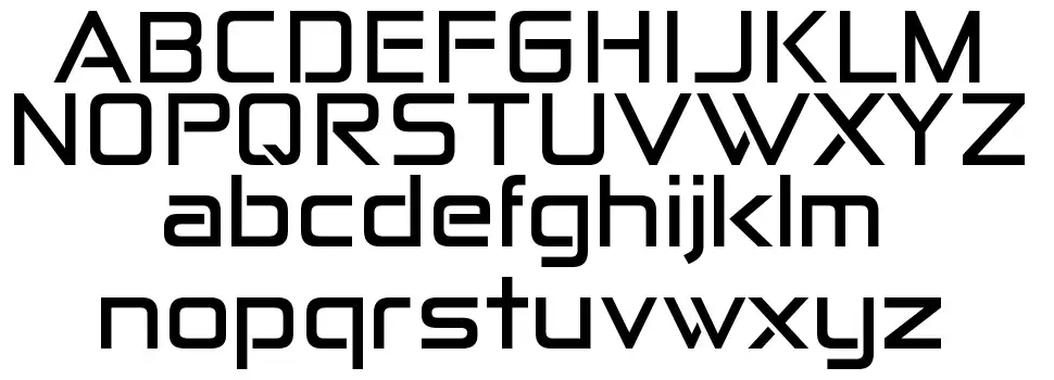 Anita Semi-squarefont specimens