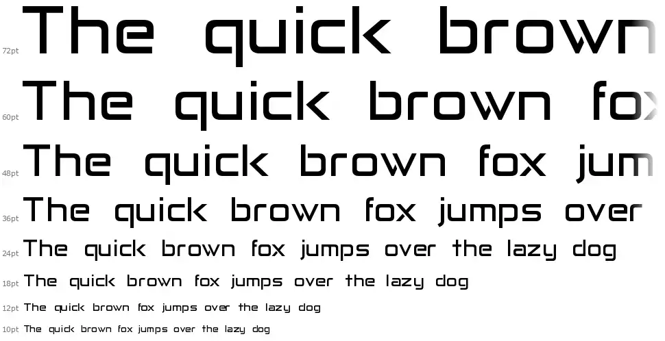 Anita Semi-squarefont waterfall
