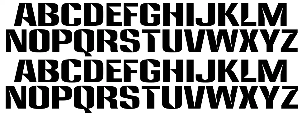 Anklepantsfont specimens