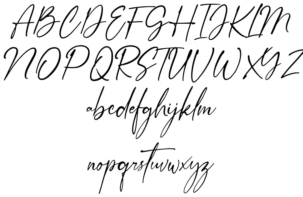 Anthery Collectionfont specimens