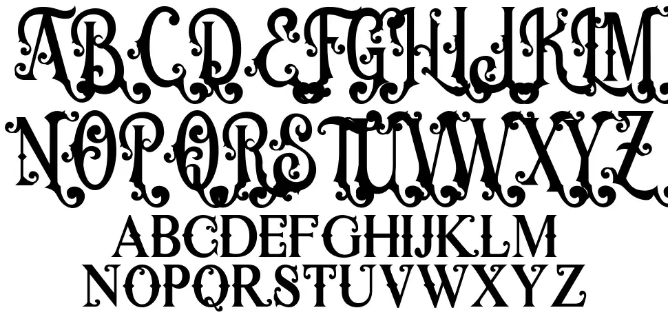 Antique Hunterfont specimens