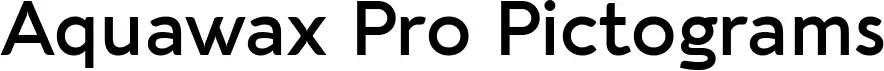 Aquawax Pro Pictograms