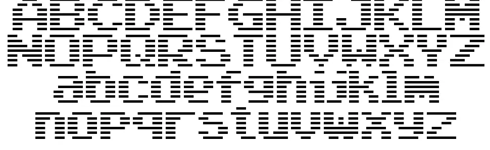 Arcade Classicfont specimens