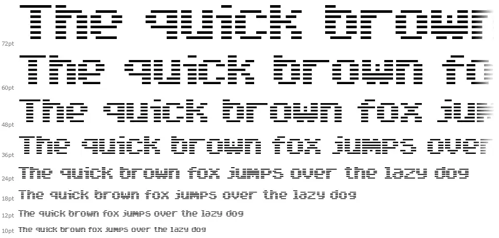 Arcade Classicfont waterfall
