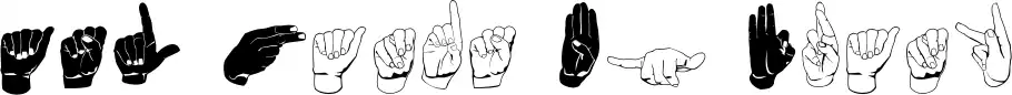 ASL Hands By Frank