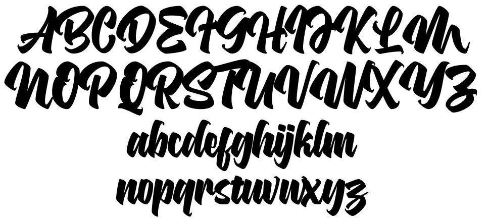 Asterikfont specimens