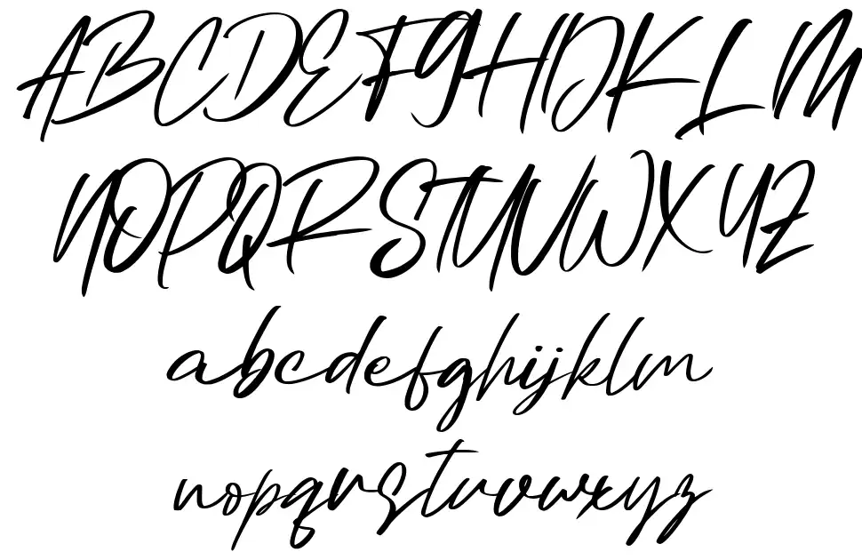 Atelierfont specimens