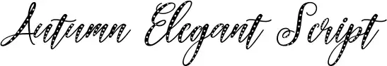 Autumn Elegant Script