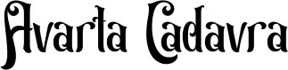 Avarta Cadavra