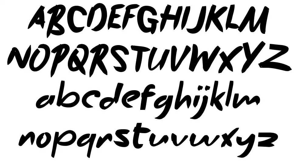 b Best Mondayzfont specimens