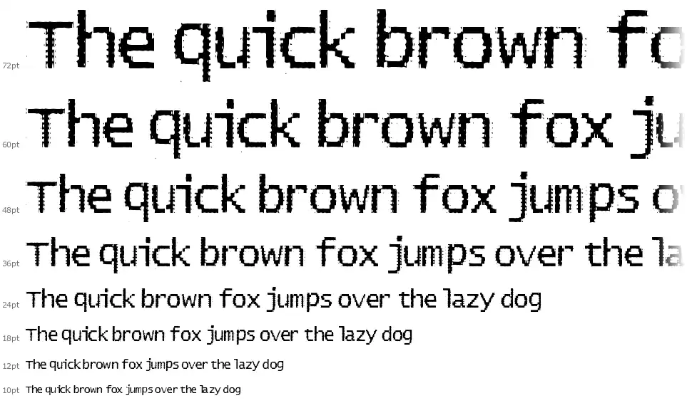 BadPad Distressedfont waterfall