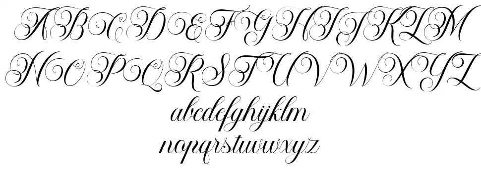 Bailensonfont specimens