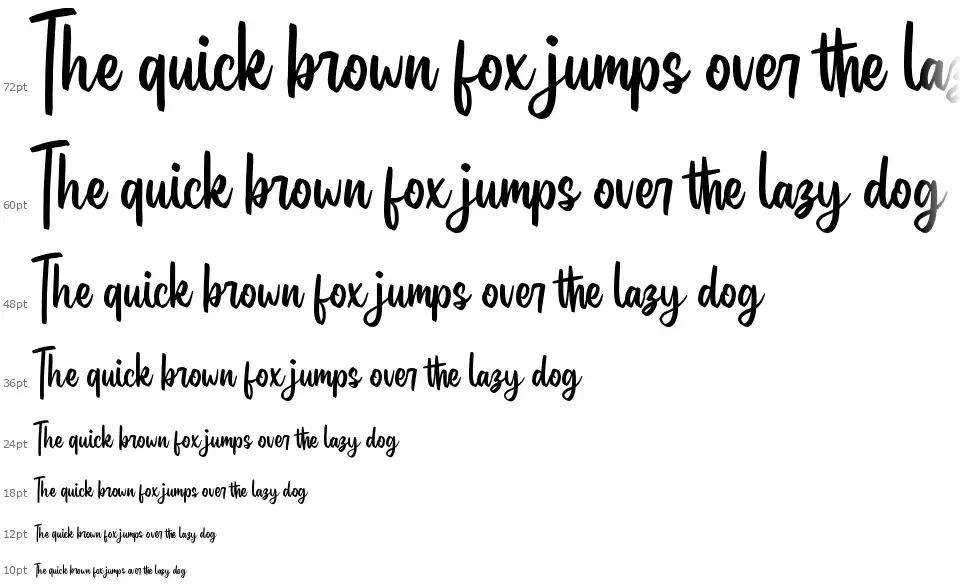 Ballones Scriptfont waterfall