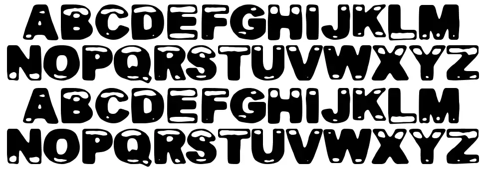 Bananas Social Clubfont specimens