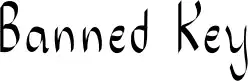 Banned Key