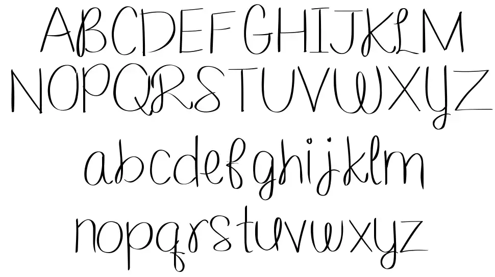 Barefoot blue jean nightfont specimens