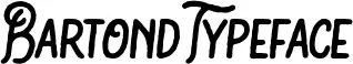 Bartond Typeface