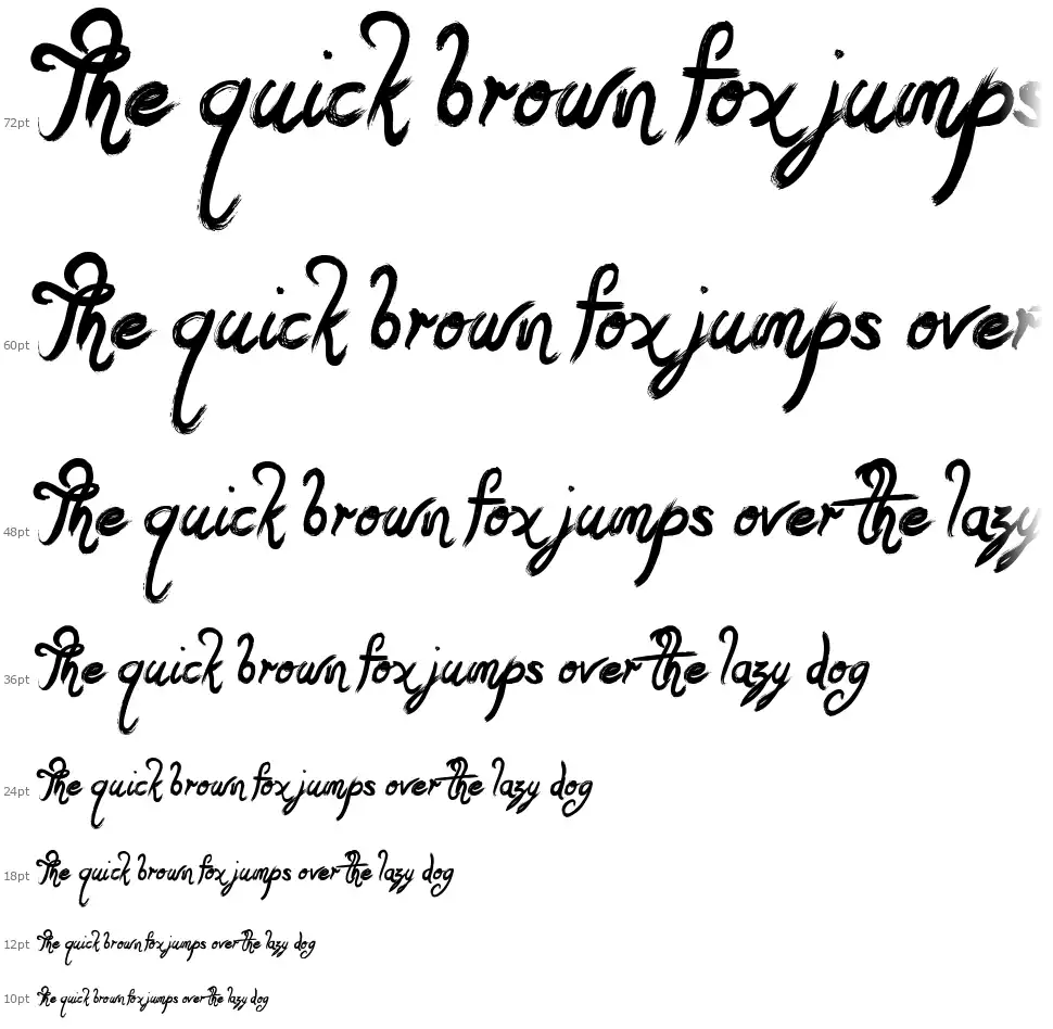 Basquiatfont waterfall