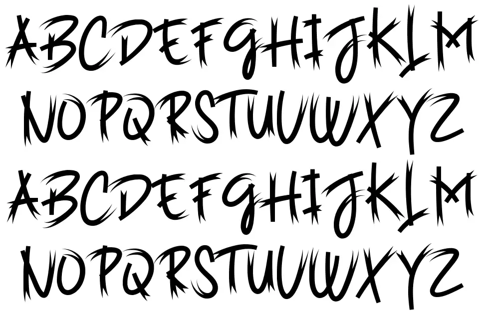 Batnightfont specimens