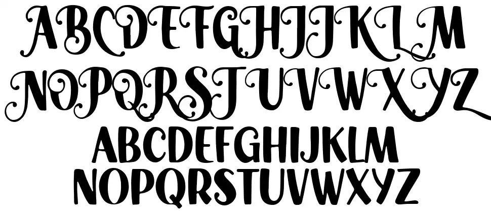 Beauty Floristfont specimens