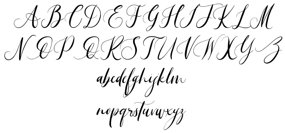 Beauty Sunshinefont specimens