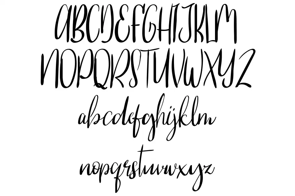 Because Of Youfont specimens