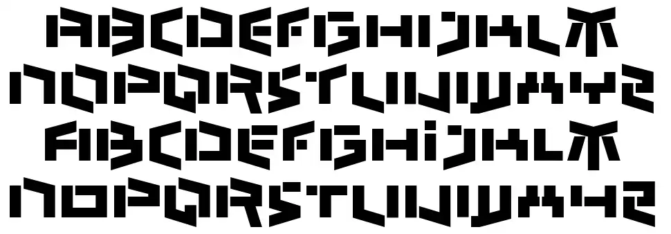 Bedlam Remixfont specimens