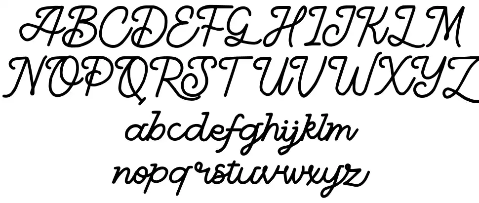 Big Talesfont specimens