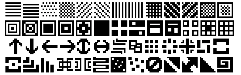 BitFUULfont specimens
